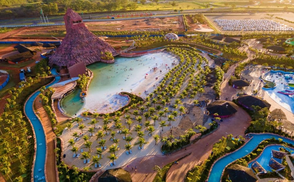 Parque aquático Acqualinda World do Thermas de Andradina